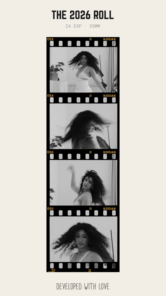 The Film frame style, holding a photograph